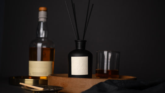 smoked whiskey & leather diffuser