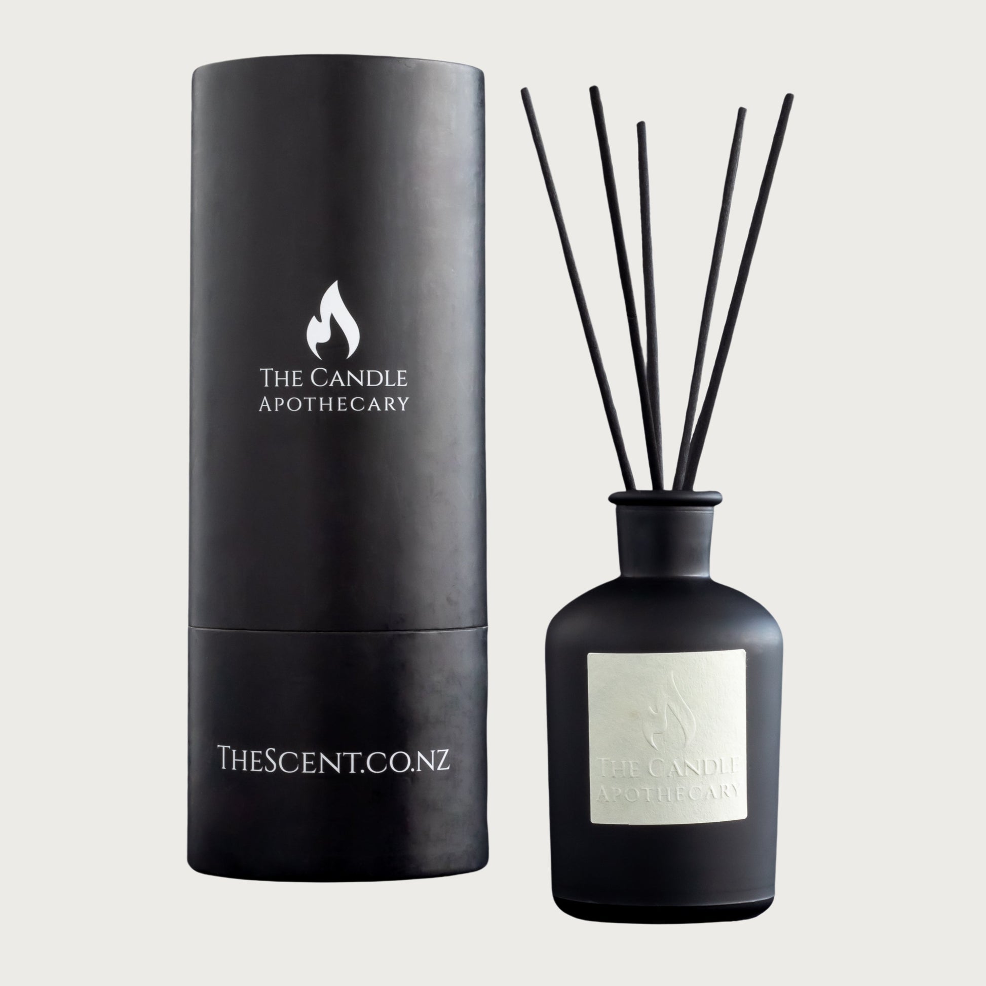 Reed diffuser bottle with presentation box